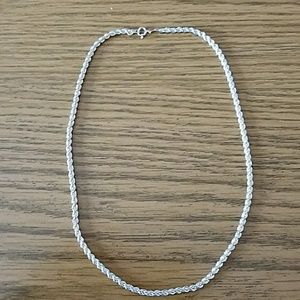 Sterling Silver Rope Chain